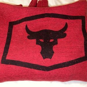 Under Armour Project Rock Red Hoodie LG